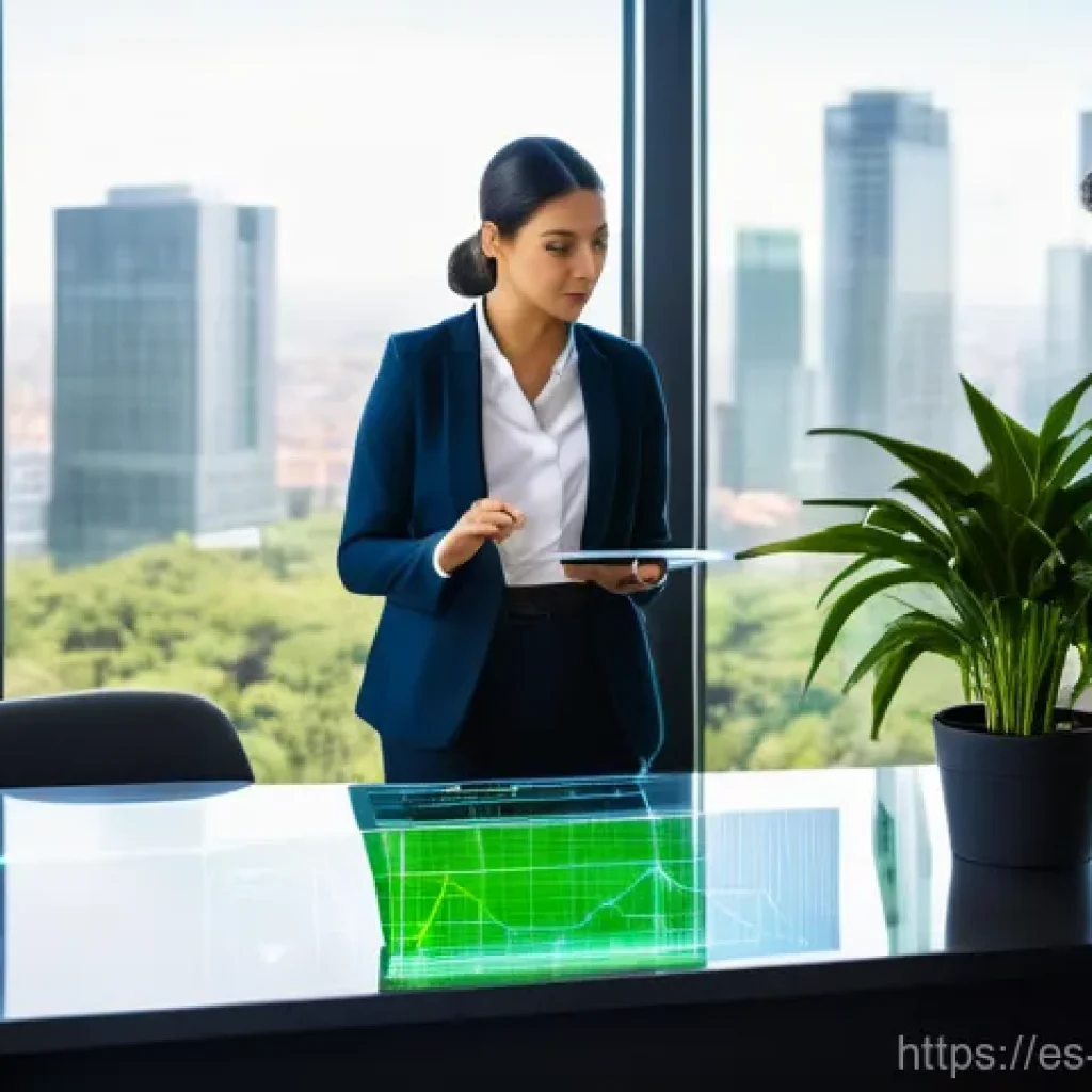 환경관리사 자격증으로 글로벌 진출 - **Prompt:** A diverse team of environmental consultants, dressed in professional business casual att...