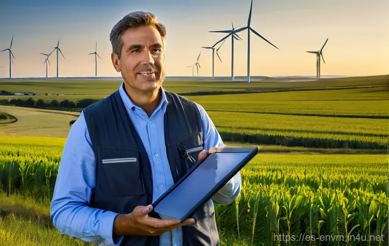 환경관리사 자격증으로 글로벌 진출 - **Prompt:** A diverse team of environmental consultants, dressed in professional business casual att...