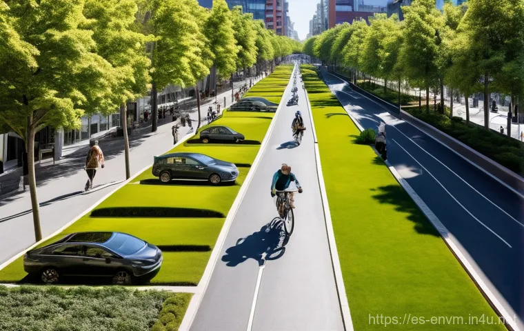 환경관리사와 환경보건학 연계 - Image Prompt 1: The Breath of a Green City**